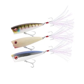 LITTMA—Topwater Popper Lures for Bass Fishing LITTMA Popper Fishing Lures Topwater Fishing Lures Bass Lures Bass Popper Lure