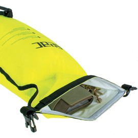 SEAC, Safe Dry Inflatable Swim Buoy, 36 x 72 cm, 28 lt Unisex Adult, Yellow, One Size