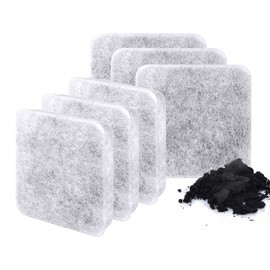 MyfatBOSS Charcoal Water Filter Replacement, Dog and Cat Water Bowl Filter Pet Water Filter Compatible with Petmate Replendish Mason Pet Fountains, Pack of 6