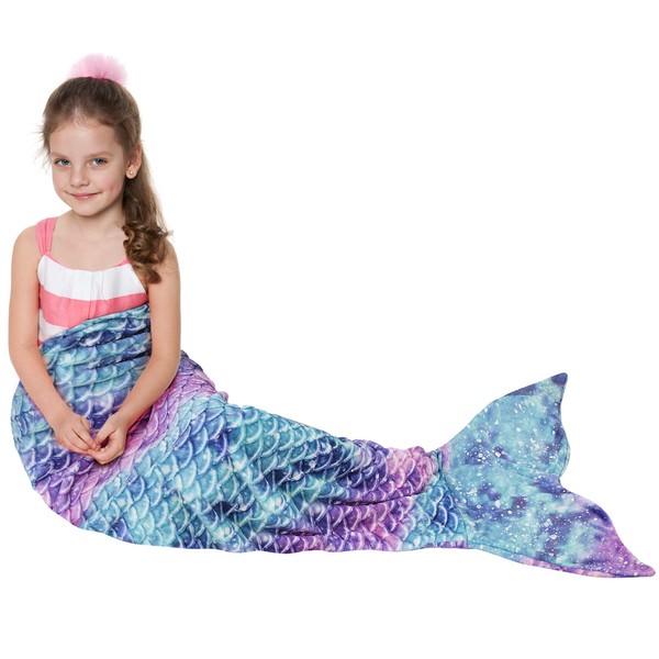 Catalonia Classy Mermaid Tail Blanket, Soft Warm Plush Fleece Sleeping