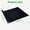 COCODE Black Aquarium Background Static Cling, 78.7"x15.7" Self Adhensive Fish
