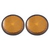 uxcell a17052200ux1271 2Pcs 2.2 Inch Dia Motorcycle Scooter ATV Round