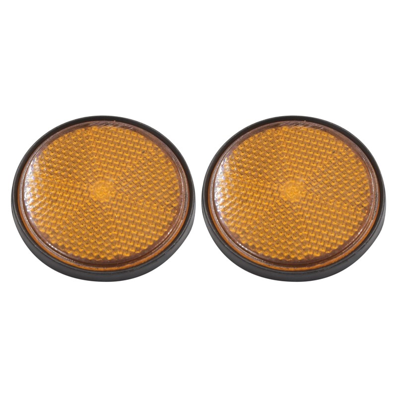 uxcell a17052200ux1271 2Pcs 2.2 Inch Dia Motorcycle Scooter ATV Round