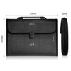 Document Folder, A4 Expanding Folder, 12 Compartments, Large Capacity Sorting