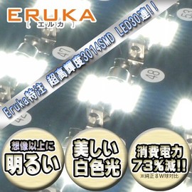 Elka TS-077-2S T10 x 31 Total Length 1.1 inches (29 mm) Easy Installation, Brightness Exceeds Imagination, 30 Custom Made LEDs, 2 Pieces, White, Domestic Inspection