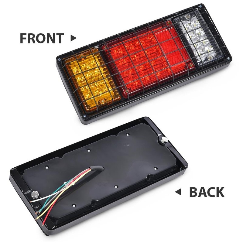 G-PLUS 2pcs 40 LED Tail Turn Signal Brake Reverse Running