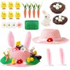 Easter Bonnet Kit, Easter Gifts for Kids, 31 Pcs Easter