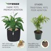 VIVOSUN 5-Pack 2 Gallon Grow Bags, Fabric Pots with Self-Adhesion