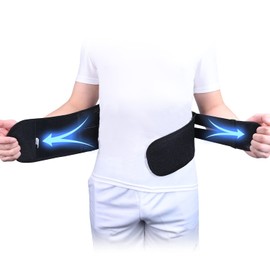 INDEEMAX Waist Belt, Support, Judo Therapist-Supervised, Lumbar Corset, For Summer, Thin, Breathable, Double Compression Type, Unisex (L)