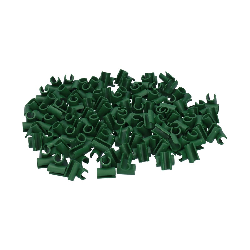 100Pcs Gardening Fixed Cross Clip Plastic Plant Buckle Clamp Clip