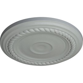 7 7/8"OD x 3/4"P Small Alexandria Ceiling Medallion (Fits Canopies up to 4 5/8")