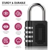 1 x Secure 4-Digit Combination Padlock for Gym, School, and