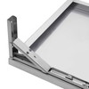 Folding Concession Shelf, Stainless Steel Folding Wall Shelf, Serving Food
