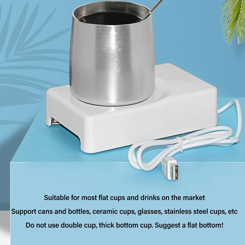 Cup Cooler Coffee Warmer, 2 in 1 Beverage Warmer and