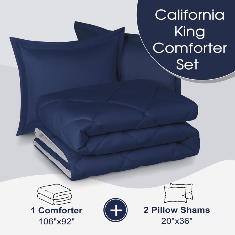 Basic Beyond California King Comforter Set Reversible Cal King Comforter