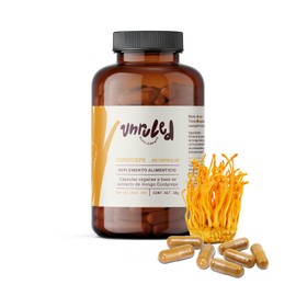UNRULED -Cordyceps  Extracto Puro de Hongo Cordyceps  Adaptogeno que Incrementa tu Energía y Rendimiento Físico. Mejora la Circulación. Propiedades...