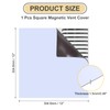 sourcing map 1Pcs Square Magnetic Vent Covers, 12"x12" Floor Air