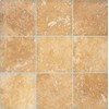 Arizona Tile 4 by 4-Inch Tumbled Travertine Tile, Alexandria, 5-Total