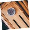 Kisangel Hygrometer Hydrometer Humidity Meter Humidor Humidity Gauge Alloy Stainless