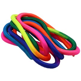 Sarini 1PCS Outdoor sled rope tension rope, 1.8m. Sled Rope with Wooden Handle, Sled Rope Pull Rope, Long, Strong, Looped Sled Rope, Sled Accessory Pull Rope, Great for Sledding - Colorful