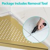 Qeke Bathroom Corner Shelf, Recessed 12" Shower Shelf Caddy, SUS304