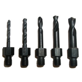 Drill Bits Short Length Threaded Shank, Short Series Drill Bit Set 3 Tight Fit Tools 00133