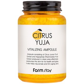 Farmstay Citrus Yuja Vitalizing Large Size Ampoule, 2 Pieces / 팜스테이 시트러스 유자 바이탈라이징 대용량 앰플, 2개