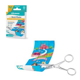 Lifemed Kids Wound Plaster 0.5 m x 6 cm Coloured Fairy Tales