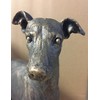 Greyhound Dog Statue Ornament Figurine Cold Cast Bronze.