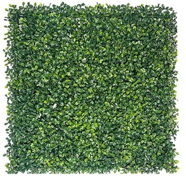 Ticanros Grass Wall Panel 24 Pack 20"x20" Artificial Boxwood Hedge Plant Wall, Greenery Walls, Artificial Grass Backdrop, Privacy Hedge Screen Faux Boxwood for Outdoor,Indoor,Garden,Fence,Backyard