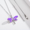 OHAYOO Dragonfly Necklace Women's 925 Sterling Silver Dragonfly Pendant with