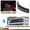 [Enhanced Style & Visibility] 5-Bar Xenon Red 16-LED Hood Bulge
