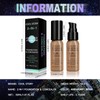 2-in-1 Foundation and Concealer Long Wear Natural Matte Finish Lightweight