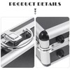 COHEALI Aluminum Alloy Lockable Toolbox 11.81 Inch Portable Tool Organizer