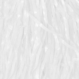 CHEERLEADER POMPOMS FANCY DRESS COSTUME ACCESSORY LIGHTWEIGHT POM POMS WITH GRIP HANDLES FOR KIDS & ADULTS. COLOUR: RED & WHITE