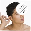 Baluue Practical Stainless Steel Ear Wax Remover Kit Dual-Head Cleaning