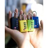TSA Approved Combination Padlocks for Luggage, Security Lock, Black (Blue)