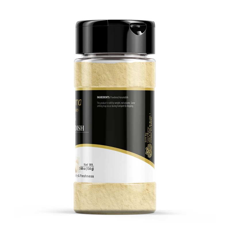 GranAroma Horseradish Powder, Sharp & Spicy, Dried Horseradish Seasoning (3.68