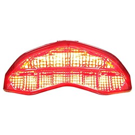 Integrated Sequential LED Tail Lights Smoke Lens for 2014-2020 Ducati Monster 797 821 1200 2017-2020 Supersport