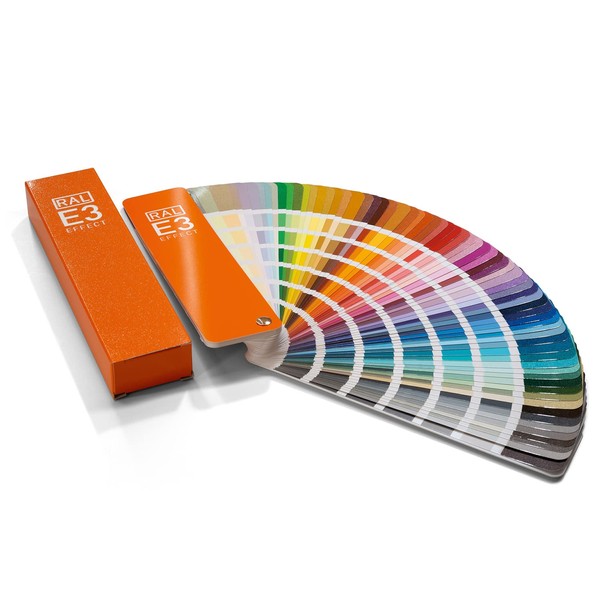 RAL E3 Colour Chart, 70 Metallic Gloss Colours, 420 Solid Colours, Semi-Matt
