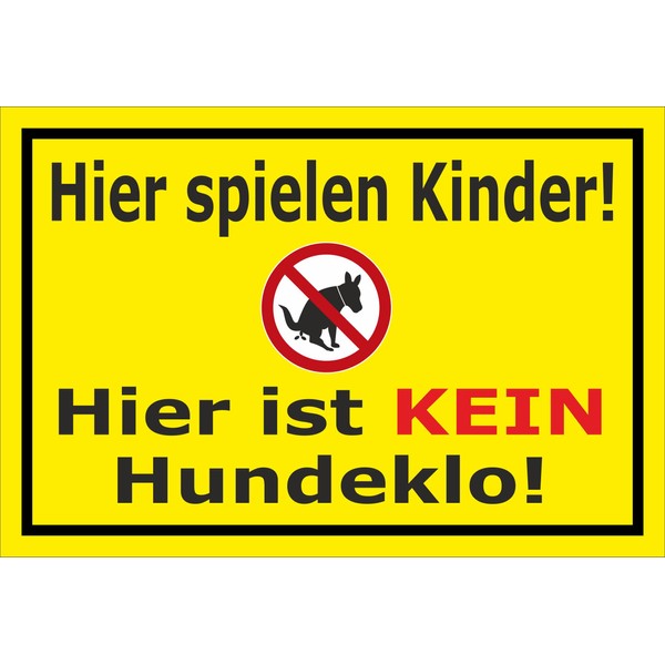 Melis-Folienwerkstatt Sign - "Hier ist kein Hundeklo - Hier ist