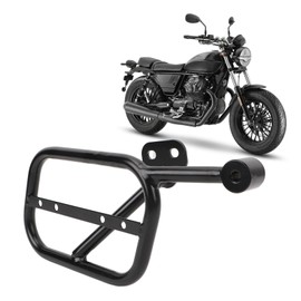 Yoidesu Motorcycles Universal Saddle Bag Support, Bars Racks Mount Bracket for V9 Bobber 2018‑2023, Motorcycle Saddlebag Support Racks, Iron Luggage Bag Mount (Right Side