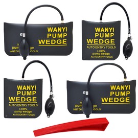 WANYI Mounting Cushion Air Cushion of 300 kg TPU Window Mounting Air Cushion Lifter Air Wedge Pump Mounting Aid for Door and Window Mounting Portable Car Repair with 2 Air Wedges