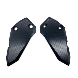 Motokano Foot Peg Heel Plate Guard for ZX-25R ZX-4R ZX-4RR SE Black