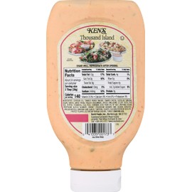 Ken's Steak House Thousand Island Dressing Topping & Spread, 24 Fl oz. (Pack of 1)