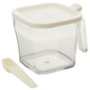 Risu Seasoning Container (Sugar, Salt), White, 24.4 fl oz (720