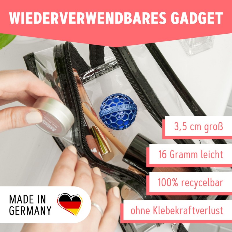 Sauberkugel - The clever way of cleaning bags, backpacks and
