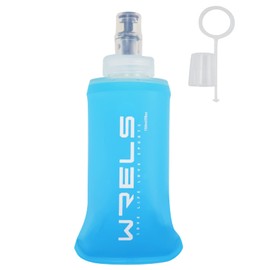 Soft Running Water Flask Soft Flasks Collapsible Soft Water Bottles Small BPA-Free for Sports Hiking Hydration Pack 5oz/8oz/17oz(SKY BLUE,5oz)