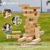 ApudArmis Giant Tumble Tower Stack to Over 5Ft, 60 PCS