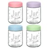 Xyptorix 4-Pack 16oz Overnight Oats Containers with Airtight Lids -